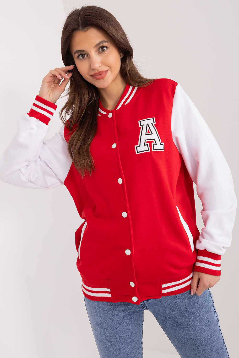   Bluza Damska Model RV-BL-7670.31 Red - Relevance 