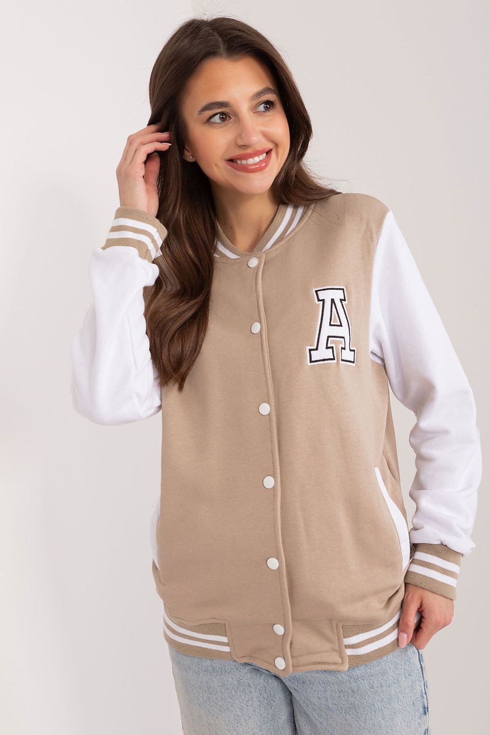   Bluza Damska Model RV-BL-7670.31 Beige - Relevance 