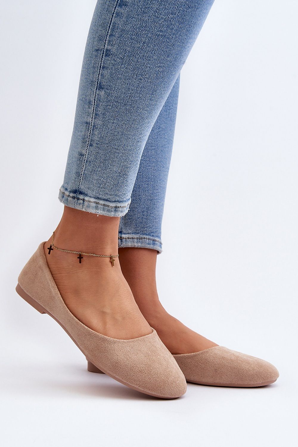   Baleriny Model Lasota 9BL02-1031 Beige - Step in style 