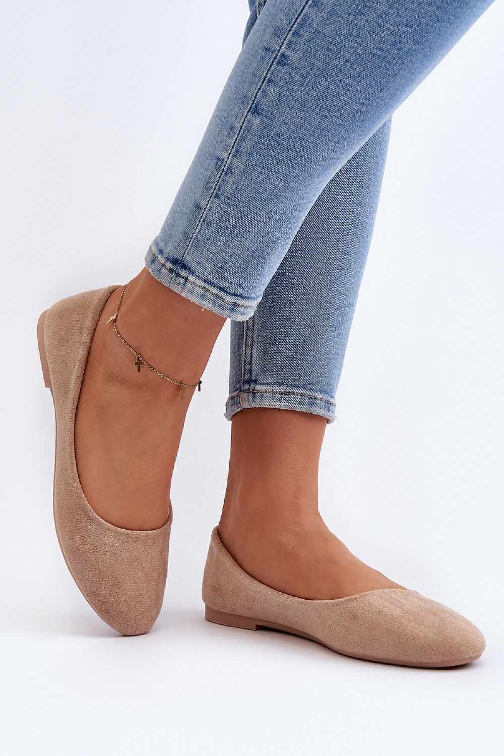   Baleriny Model Lasota 9BL02-1031 Beige - Step in style 