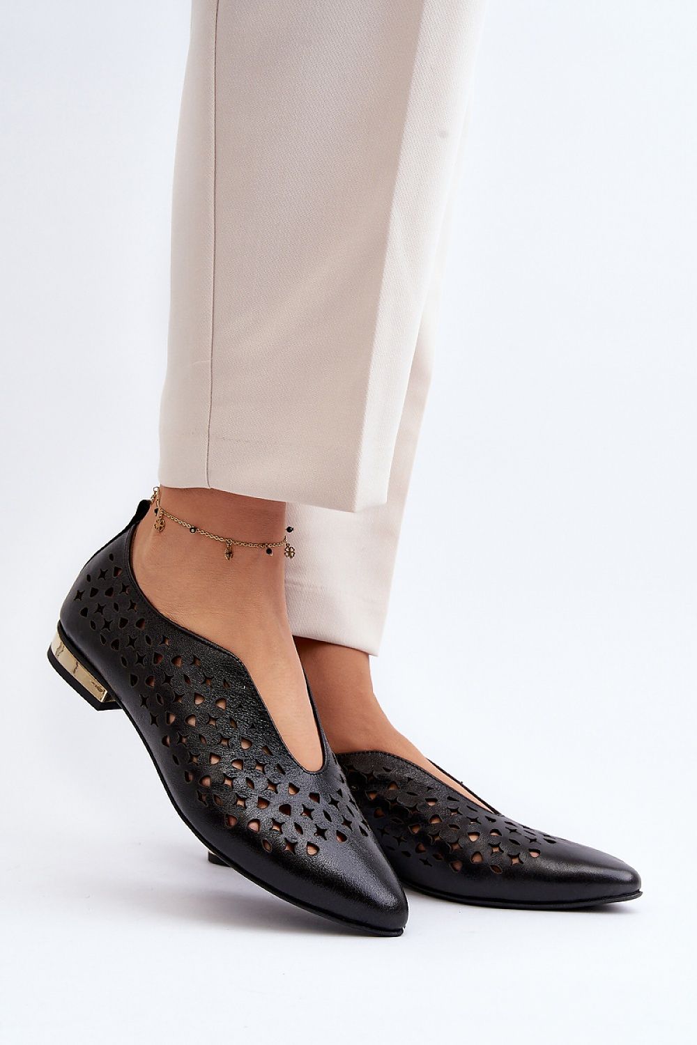   Baleriny Model Zazoo 2883/037 Black - Step in style 