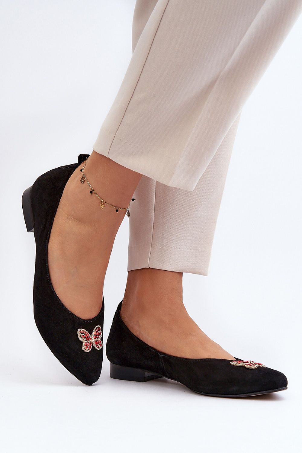   Baleriny Model Zazoo 2887/002 Black - Step in style 