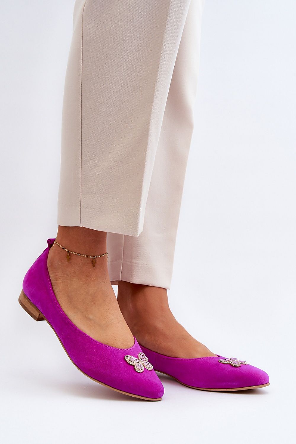   Baleriny Model Zazoo 2887/067 Fuksja - Step in style 