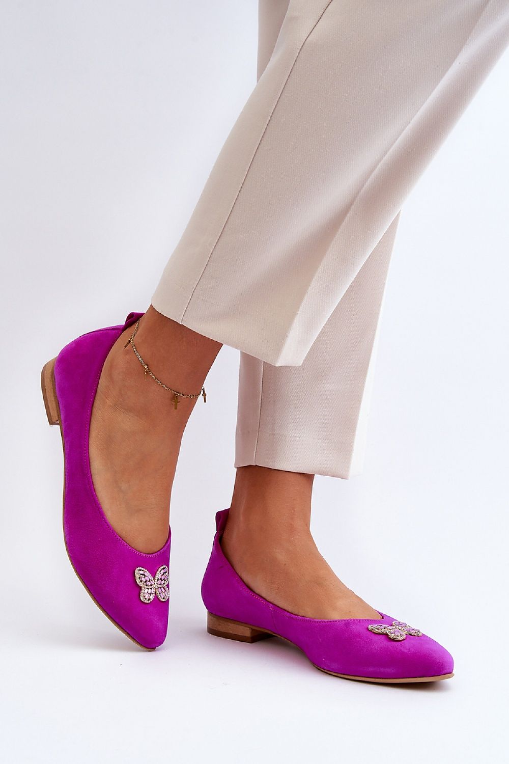   Baleriny Model Zazoo 2887/067 Fuksja - Step in style 