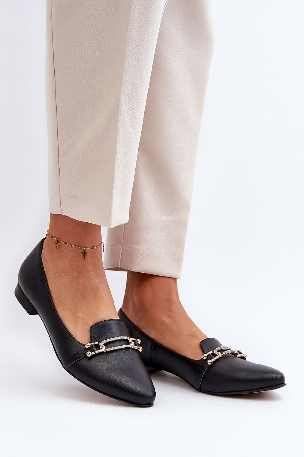   Baleriny Model Zazoo 2885/001 Black - Step in style 
