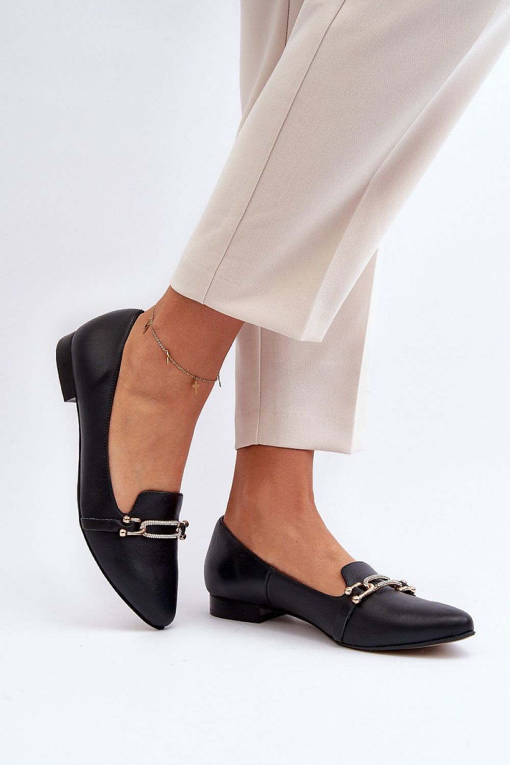   Baleriny Model Zazoo 2885/001 Black - Step in style 