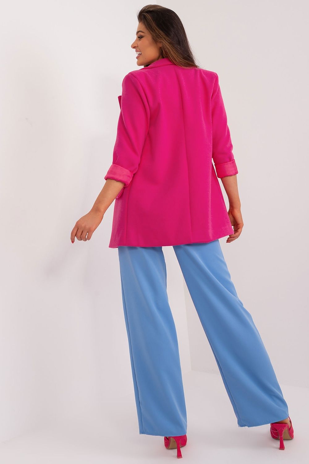   Marynarka Model DHJ-MA-18598.13 Fuksja - Italy Moda 