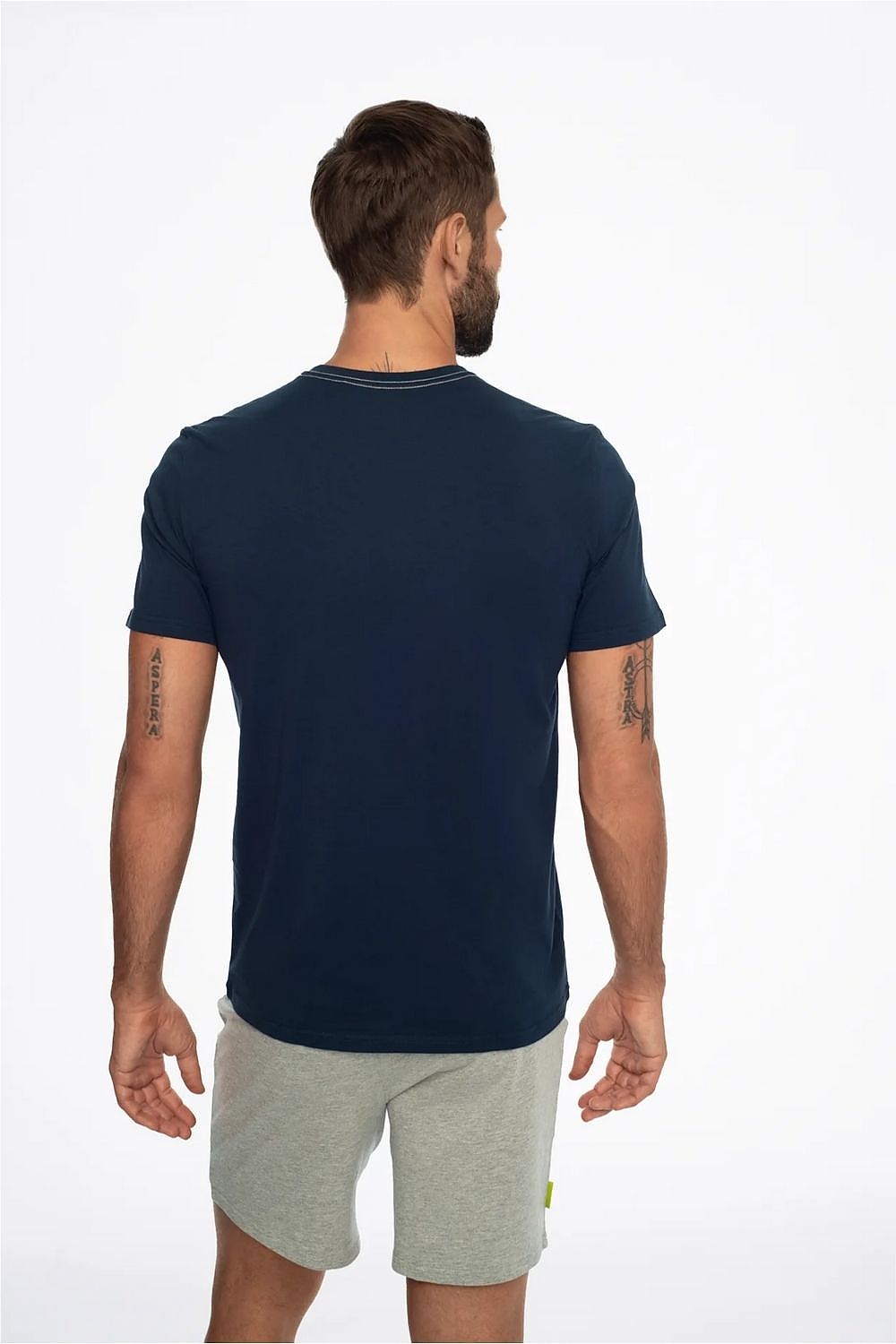   Piżama Męska Model Court 41281-59X Navy/Grey - Henderson 
