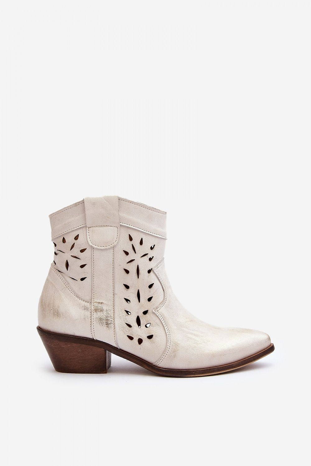   Botki Model Zazoo 2870/004 Silver - Step in style 