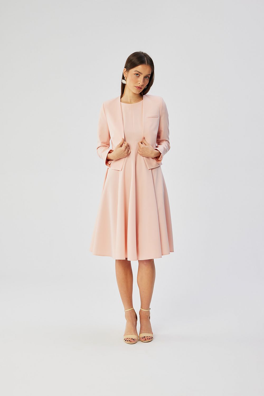  Marynarka Model S368 Powder Pink - Stylove 