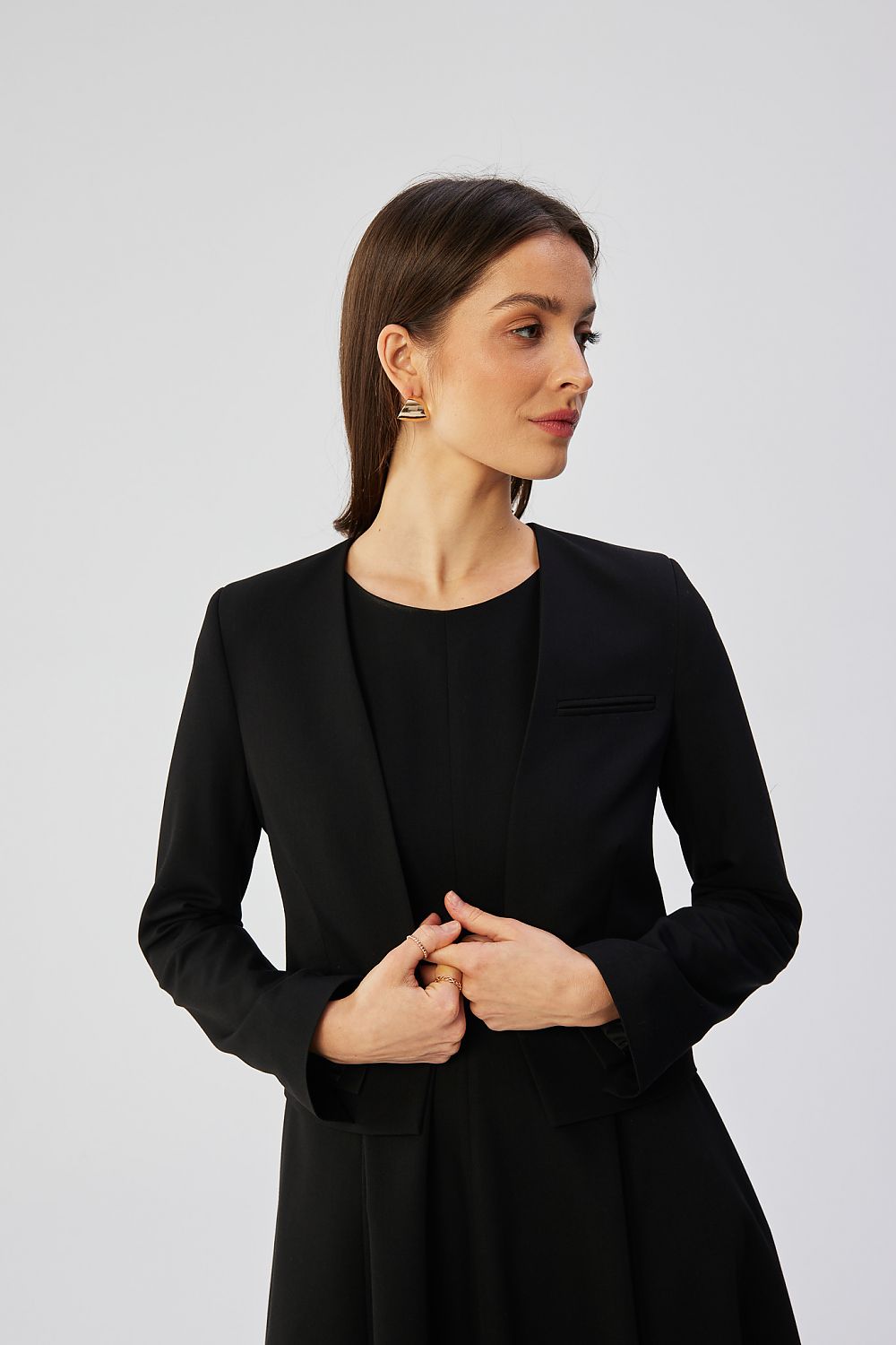   Marynarka Model S368 Black - Stylove 