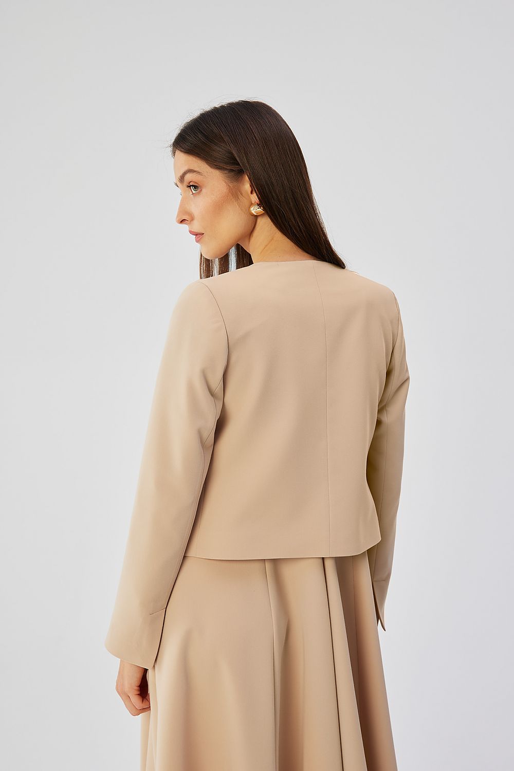   Marynarka Model S368 Beige - Stylove 