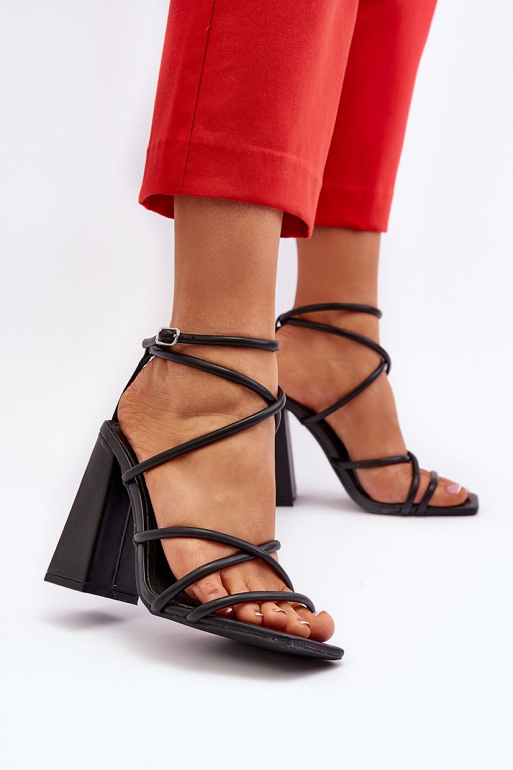  Sandały Model Josette FY2125-3 Black - Step in style 