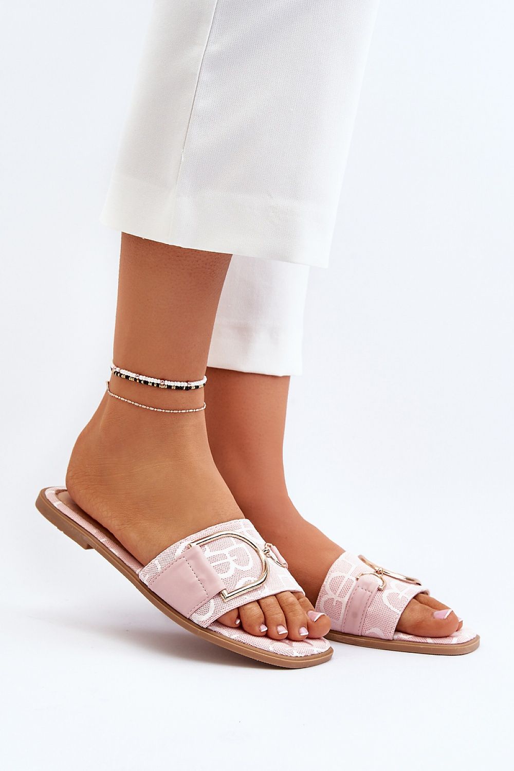  Sandał Klapki Model Taleci 1826 Pink - Step in style 