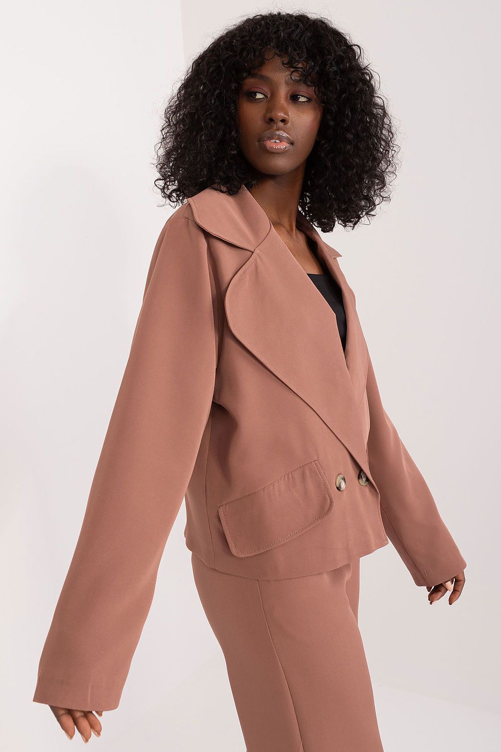   Marynarka Model LK-MA-509578.20 Brown - Lakerta 