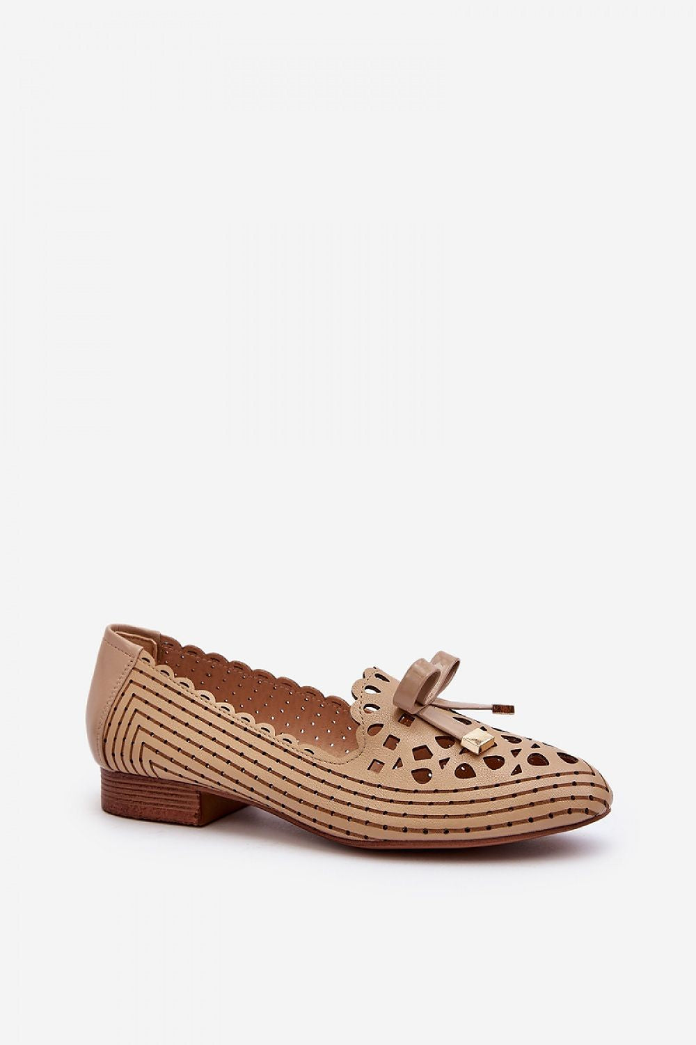   Baleriny Model Nestavia ASA222-1 Beige - Step in style 