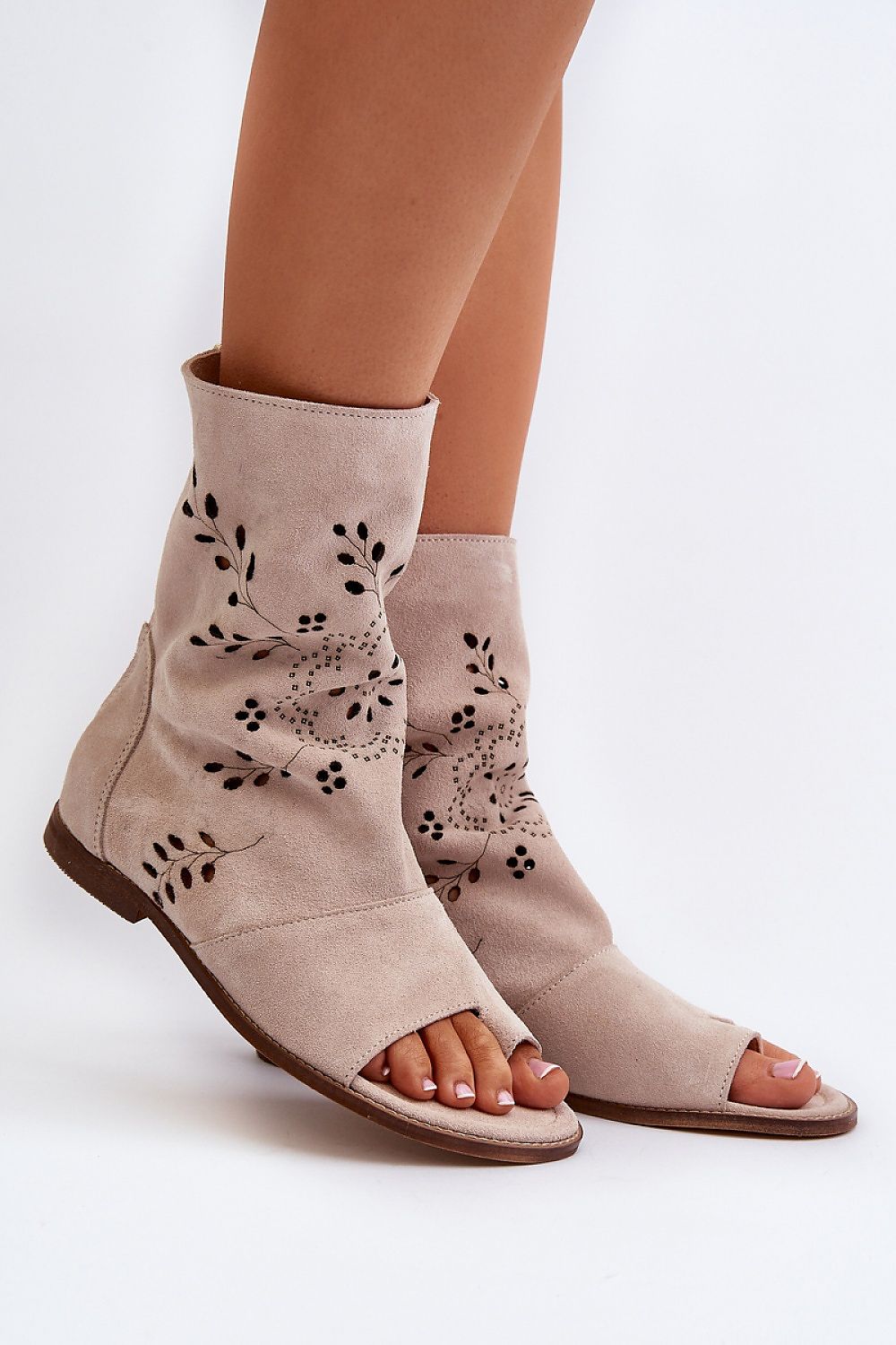  Sandały Model Zazoo 3437 Beige - Step in style 