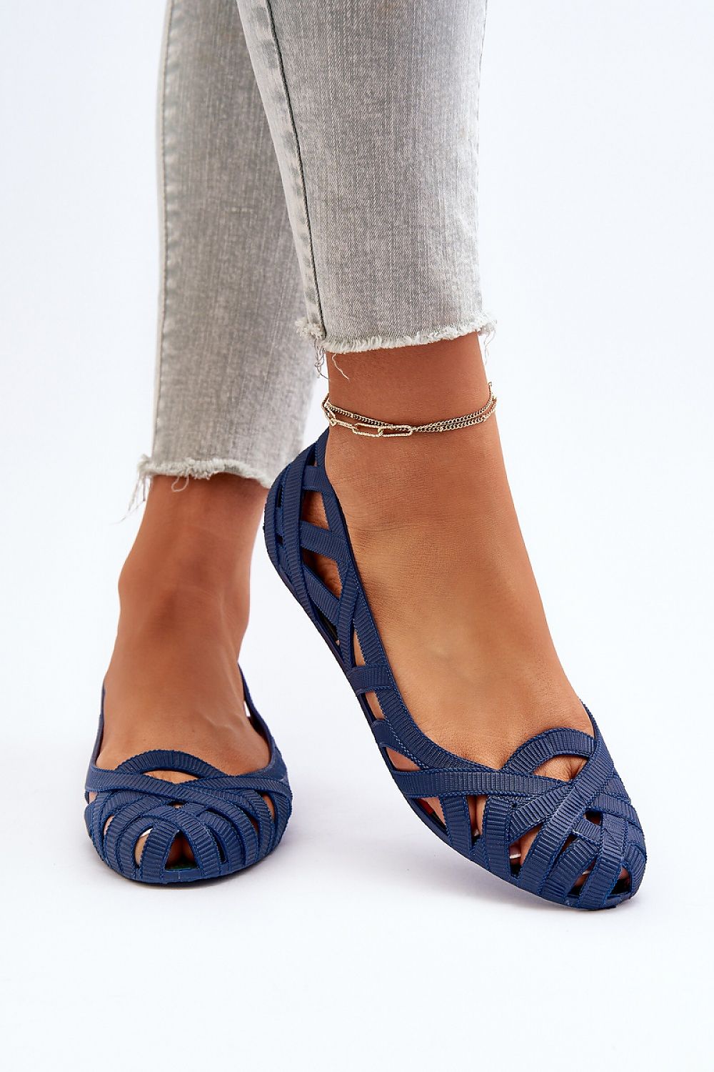   Baleriny Model Salam BG161P Navy - Step in style 