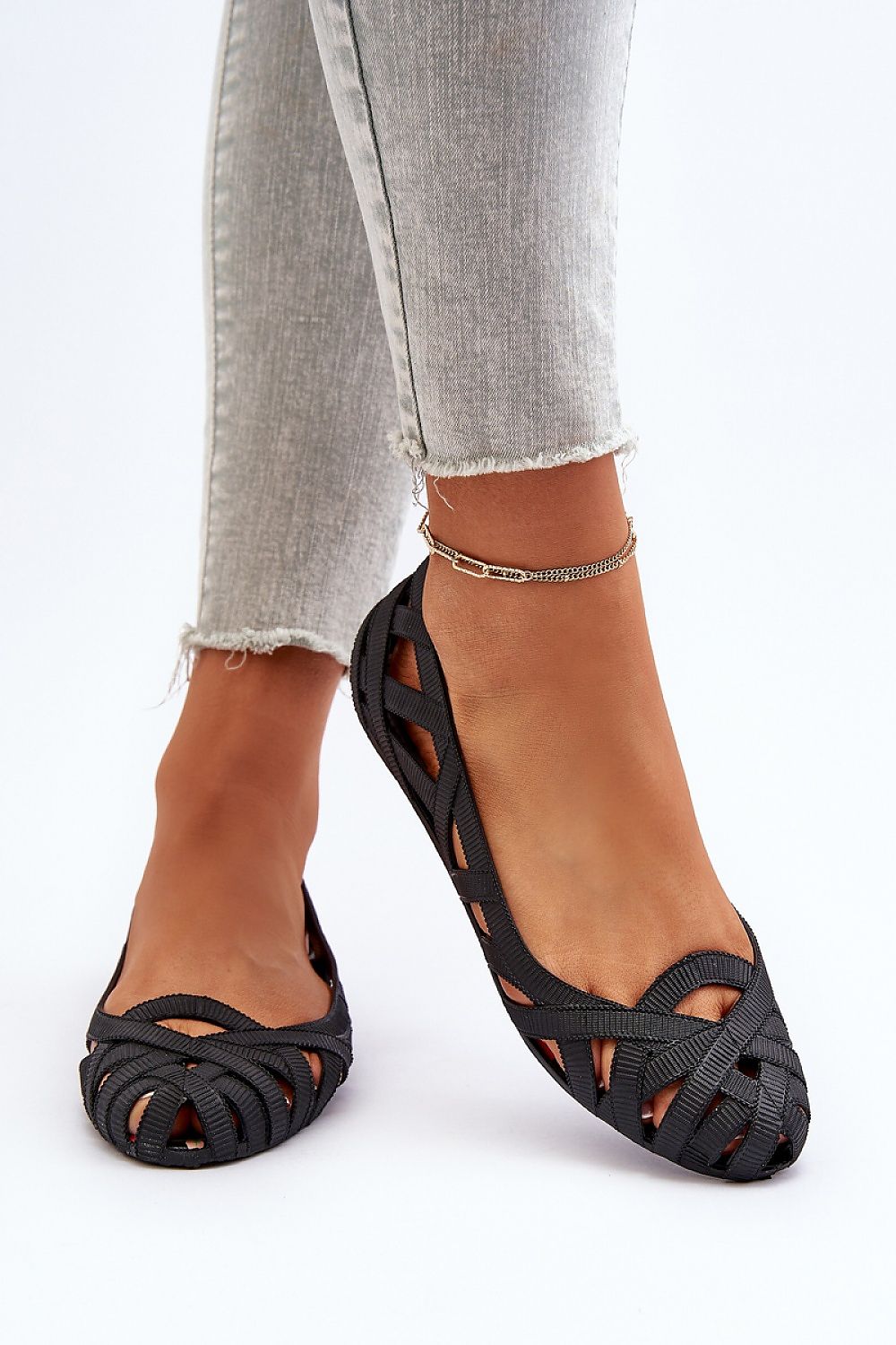   Baleriny Model Salam BG161P Black - Step in style 
