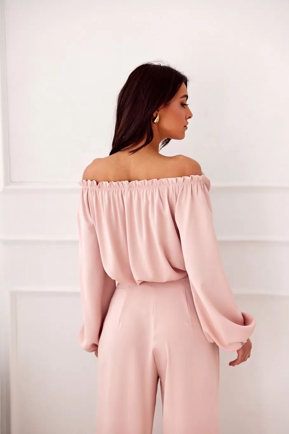   Bluzka Model Rosie ROZ BLU0180 Pink - Roco Fashion 