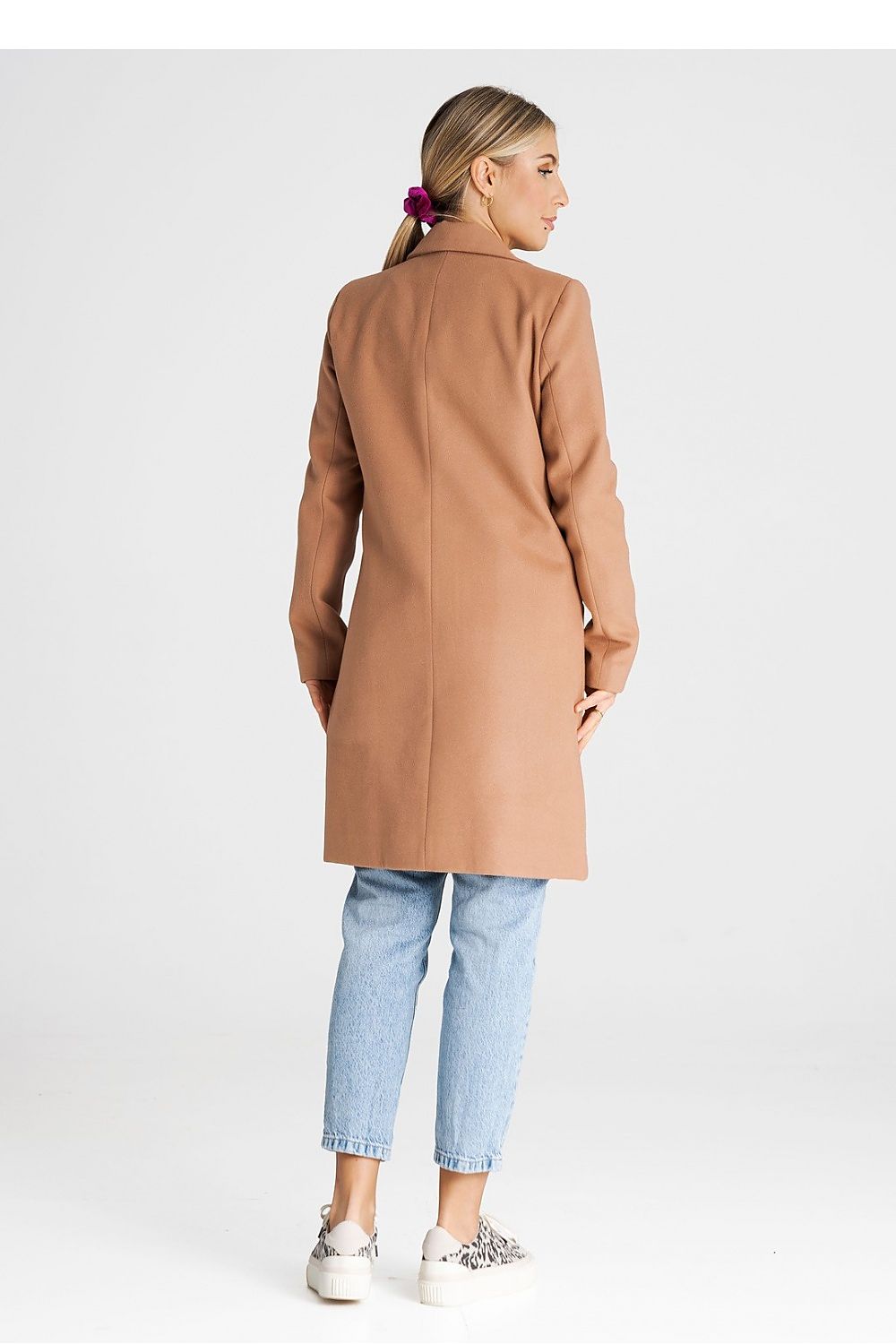   Płaszcz Damski Model M989 Beige - Figl 