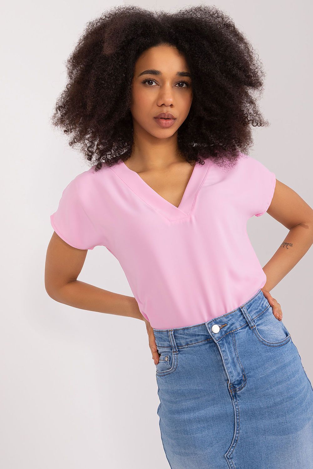   Bluzka Model RV-BZ-9645.28X Light Pink - BFG 
