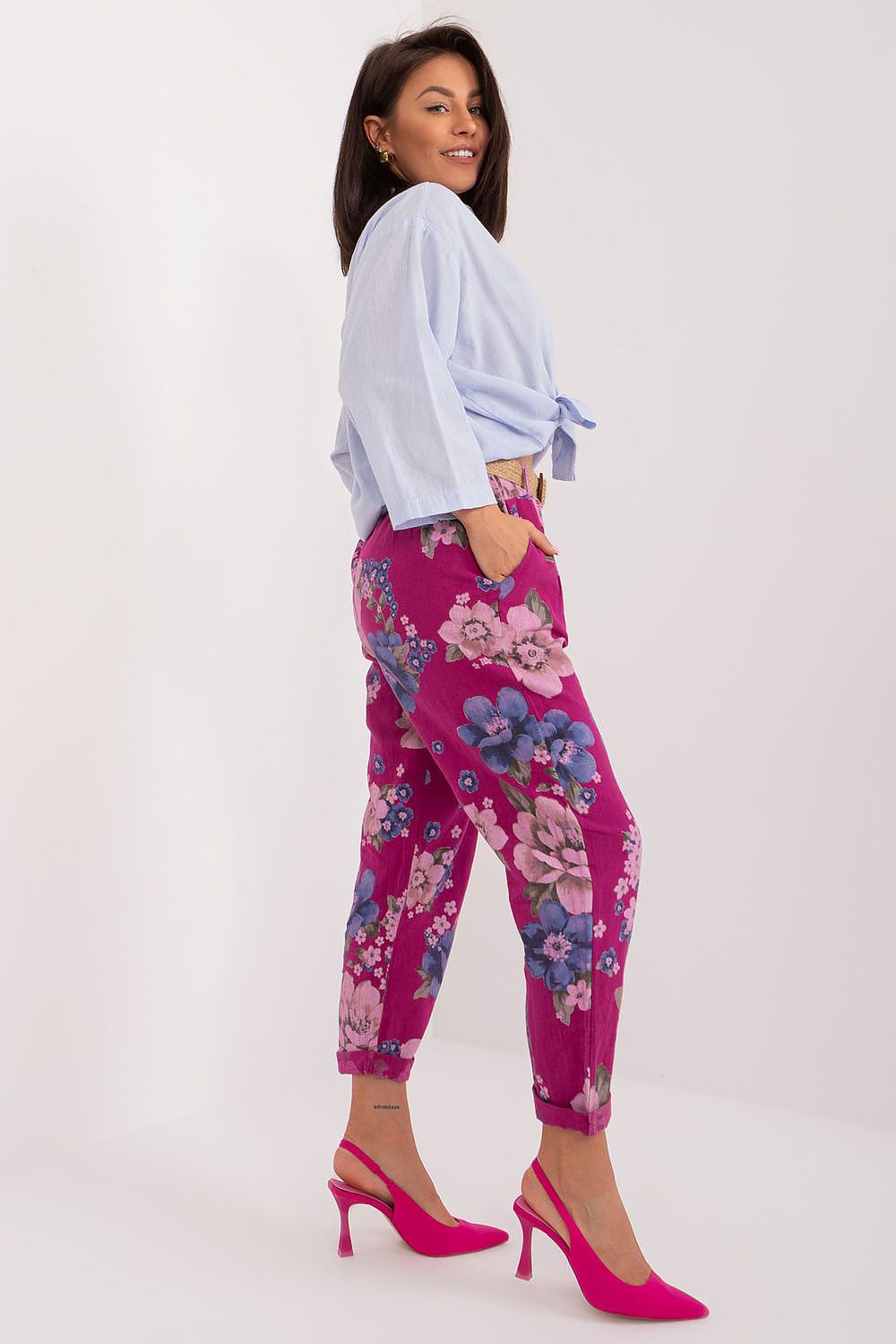  Spodnie Damskie Model DHJ-SP-1365.89 Violet - Italy Moda 