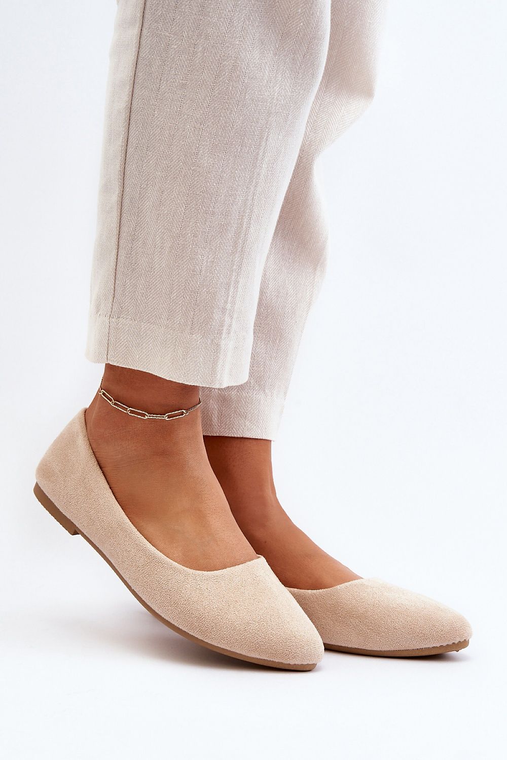   Baleriny Model Kommia 24BL02-7640 Beige - Step in style 