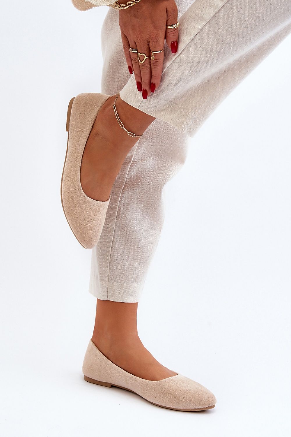   Baleriny Model Kommia 24BL02-7640 Beige - Step in style 
