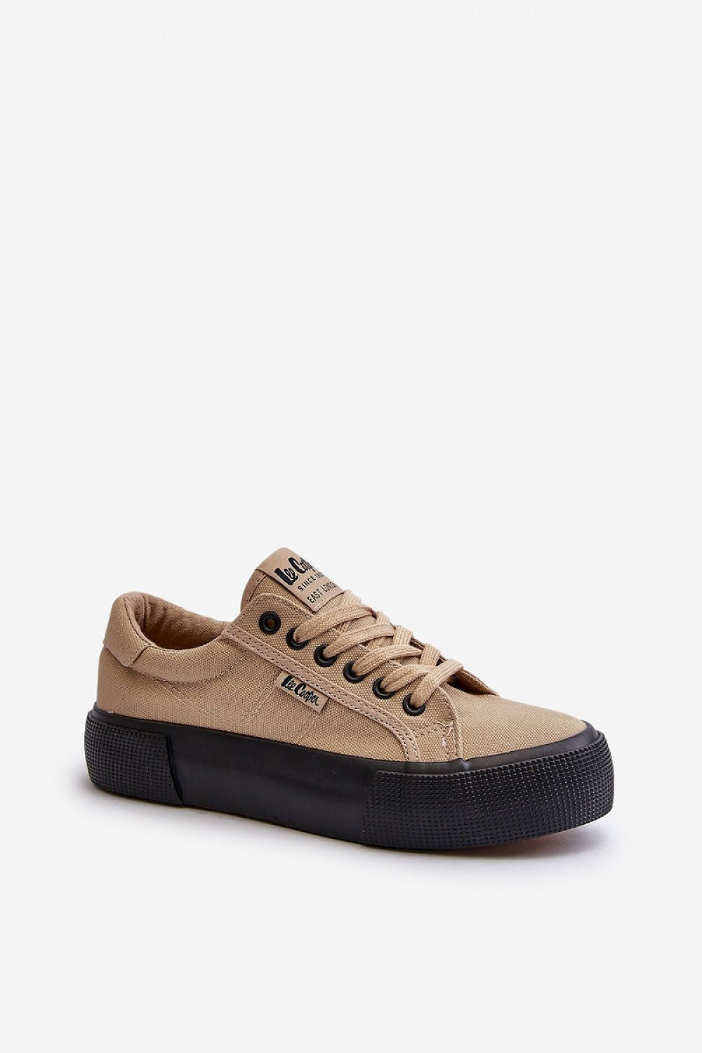   Trampki Model Lee Cooper LCW-24-31-2721 Beige - Step in style 