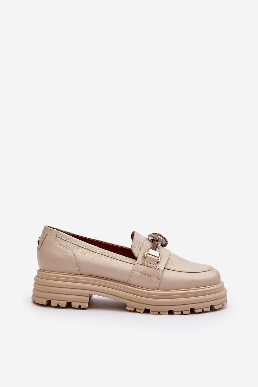   Mokasyny Model Laura Messi 2780 Beige - Step in style 