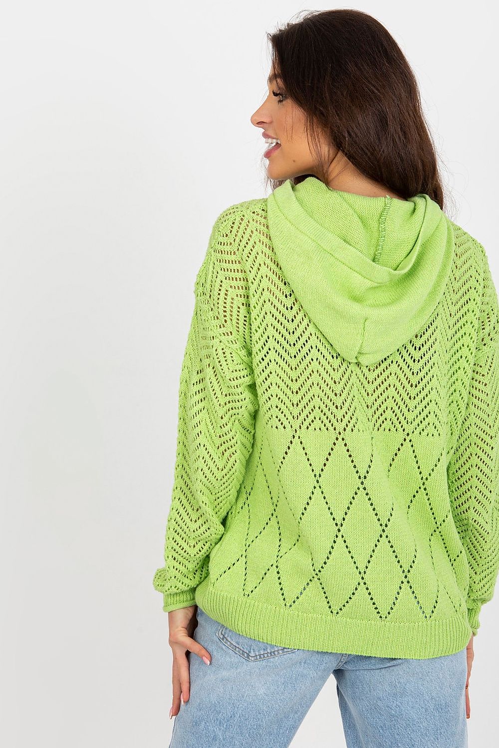   Sweter Damski Model BA-SW-2003.51P Light Green - Badu 