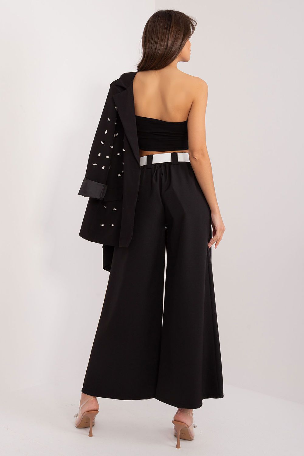  Spodnie Damskie Model DHJ-SP-5583.97 Black - Italy Moda 