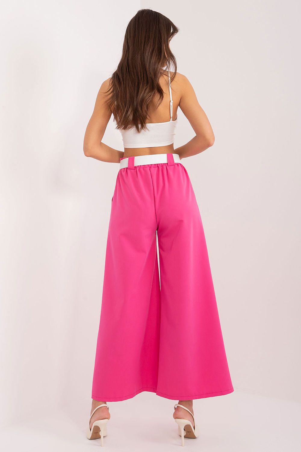  Spodnie Damskie Model DHJ-SP-5583.88 Fuksja - Italy Moda 