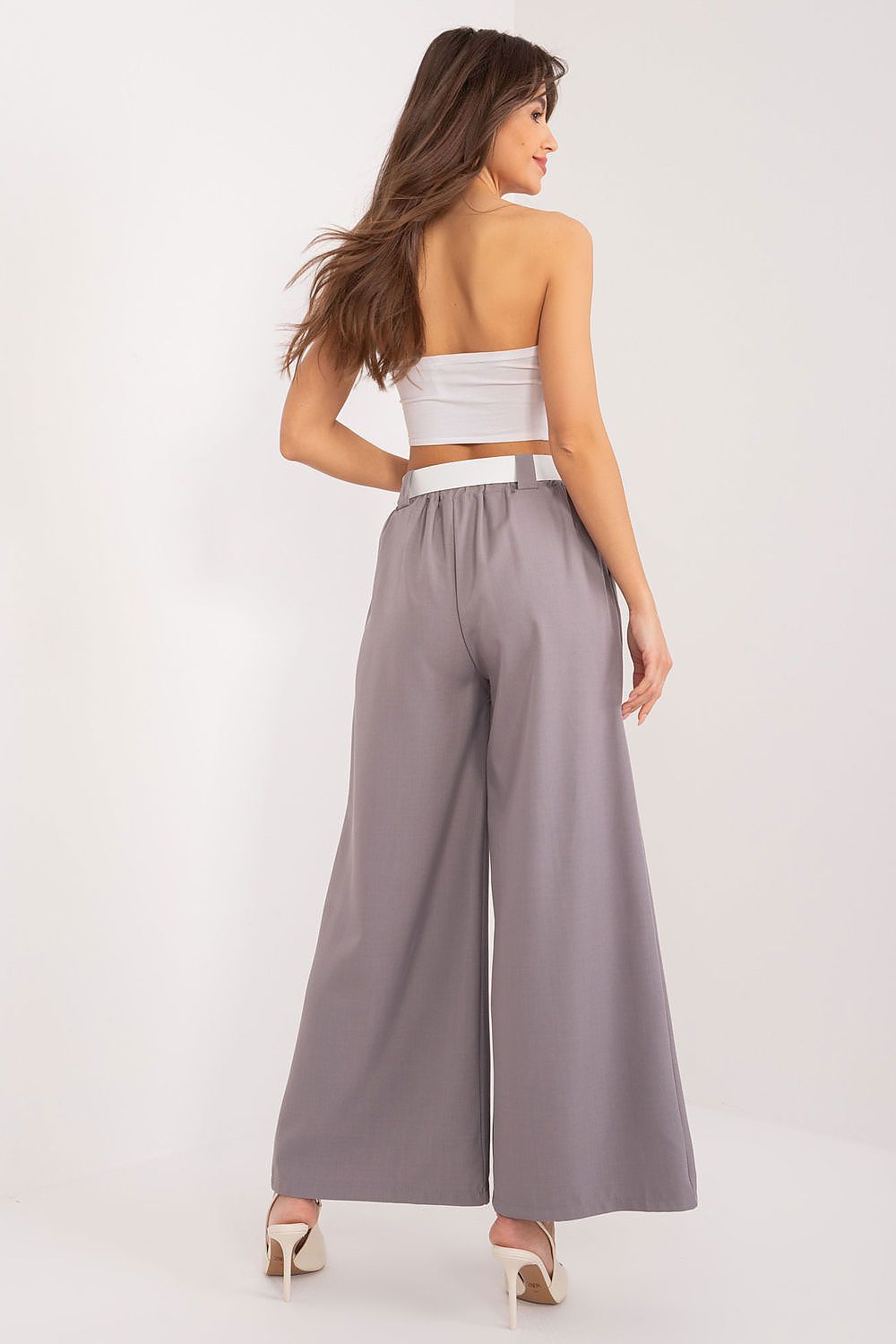  Spodnie Damskie Model DHJ-SP-5583.97 Grey - Italy Moda 