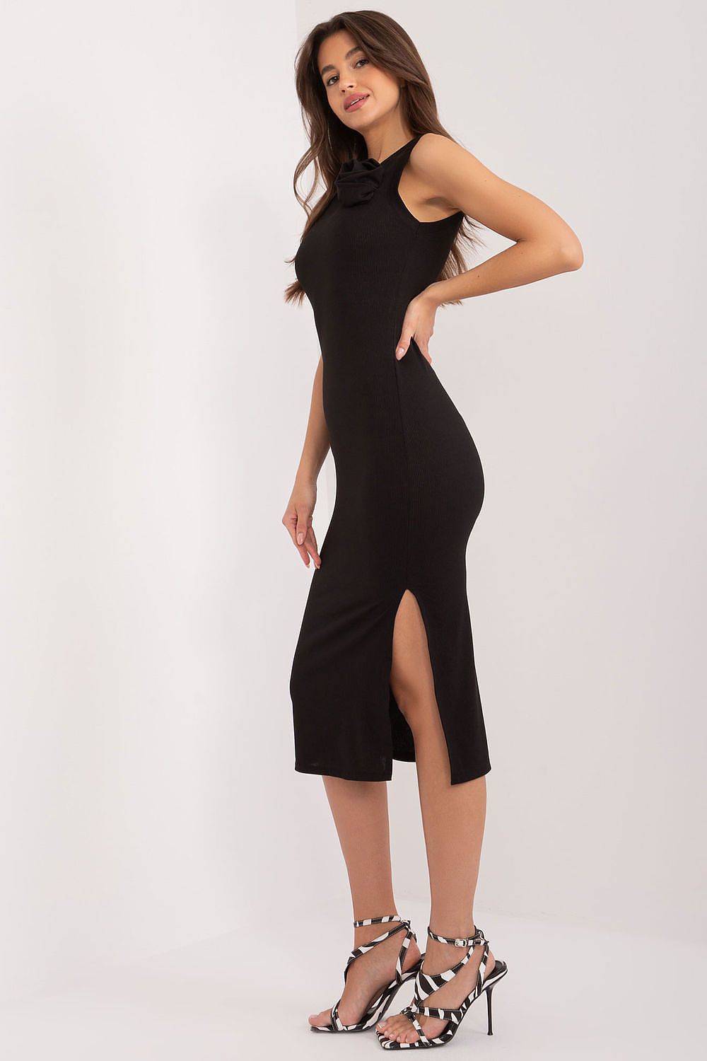  Sukienka Model DHJ-SK-17732.34 Black - Italy Moda 