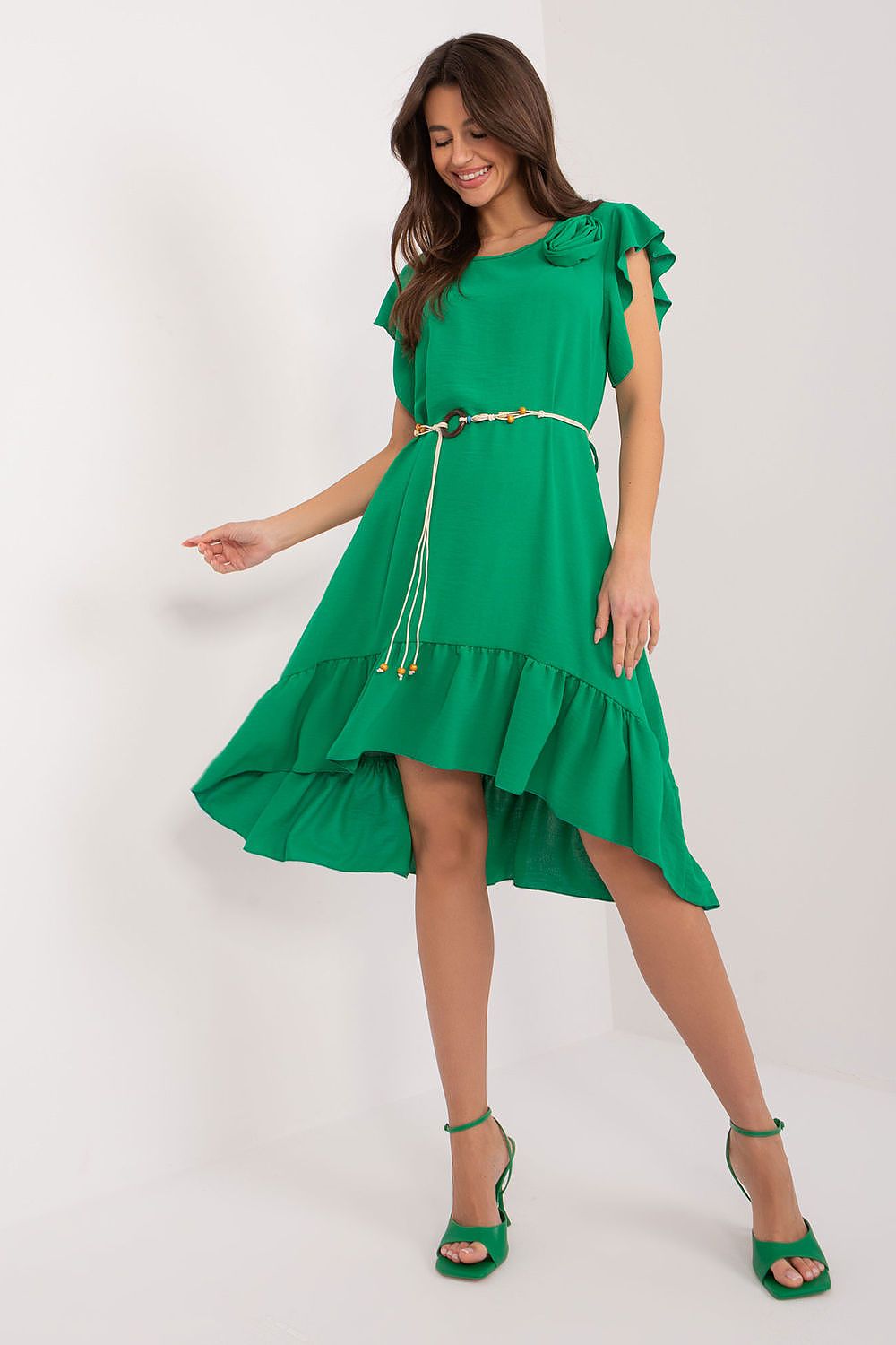 Sukienka Model DHJ-SK-8921.98 Green - Italy Moda 