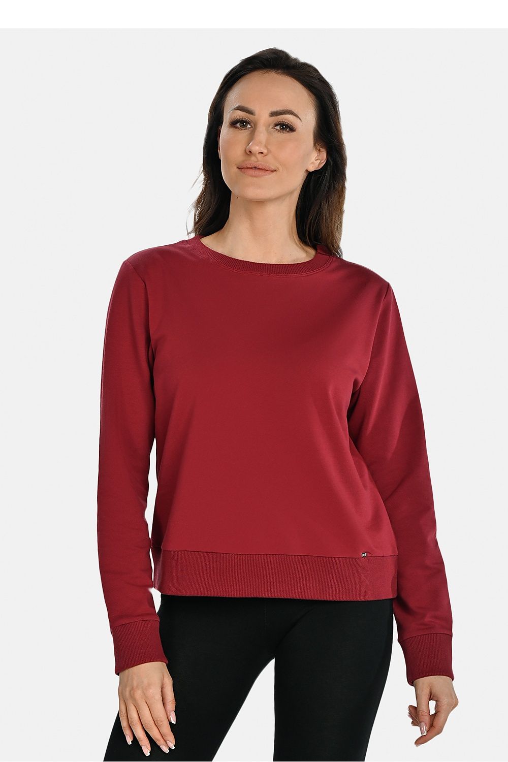   Bluza Damska Model Ellis 18102 Bordo - Teyli 