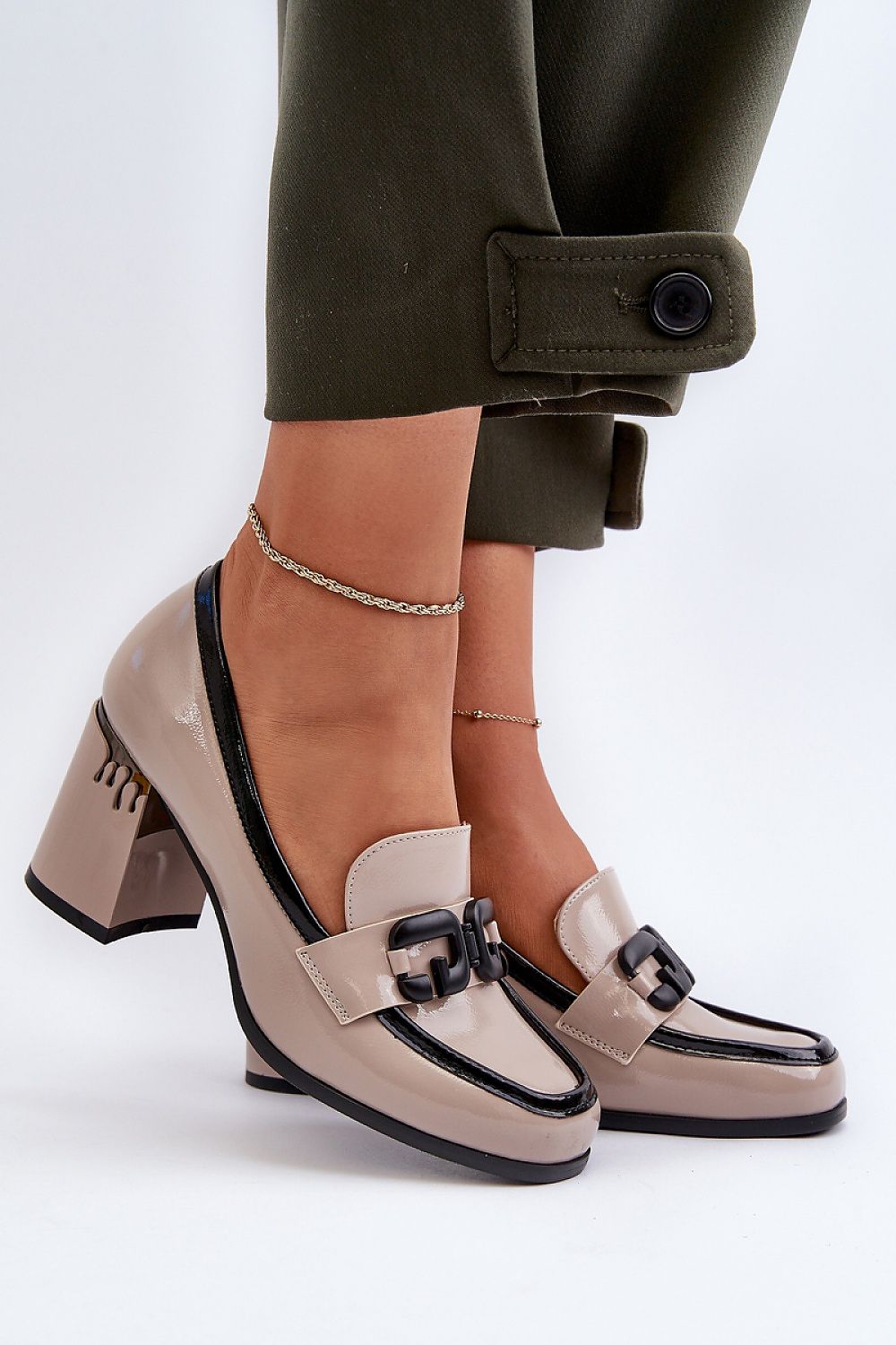   Półbuty Model DA MR38-973 Beige - Step in style 