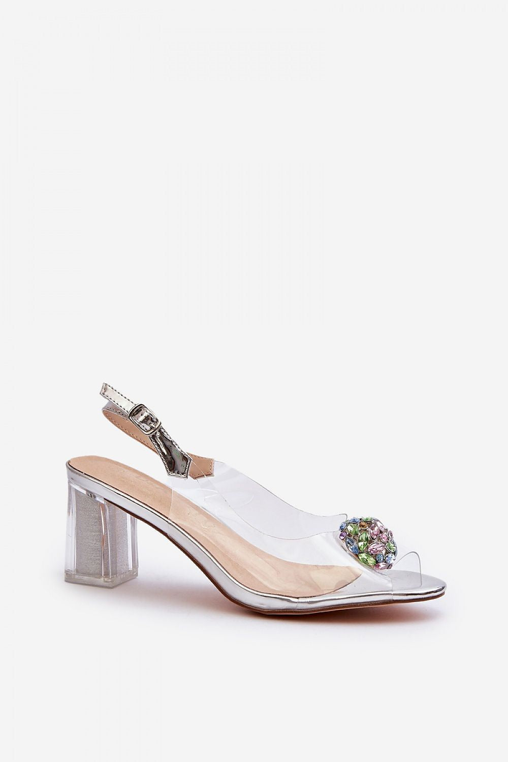 Sandały Model DA MR38-454 Silver - Step in style 