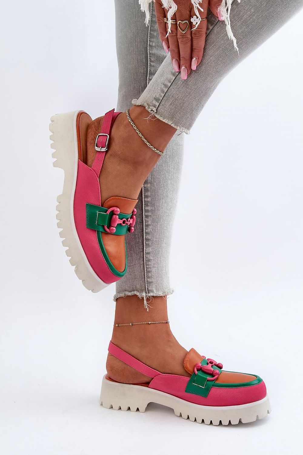 Sandały Model DA MR38-656 Orange - Step in style 