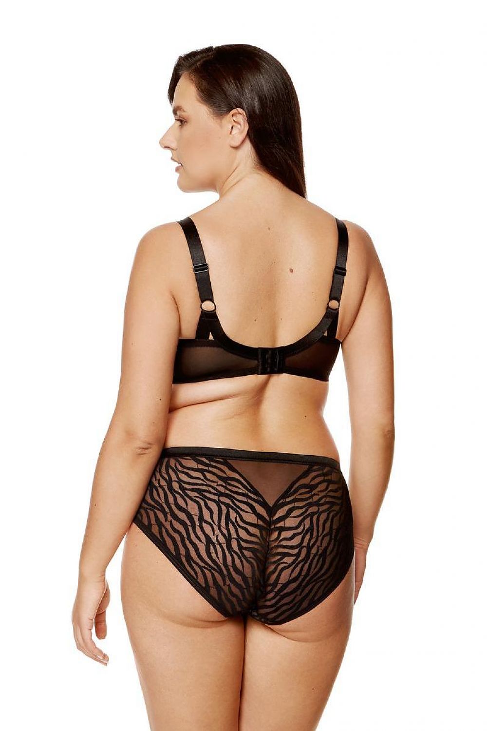  Biustonosz Soft Biustonosz Semi-Soft Model Serena B3 Black/Beige - Gorteks 