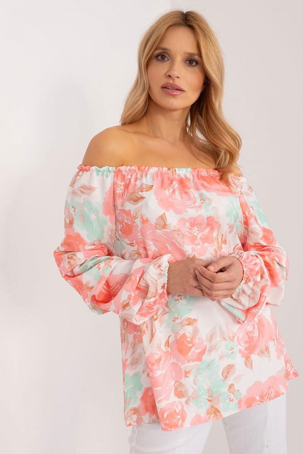   Bluzka Model WN-BZ-8281.22 Brzoskwinia - Rue Paris 