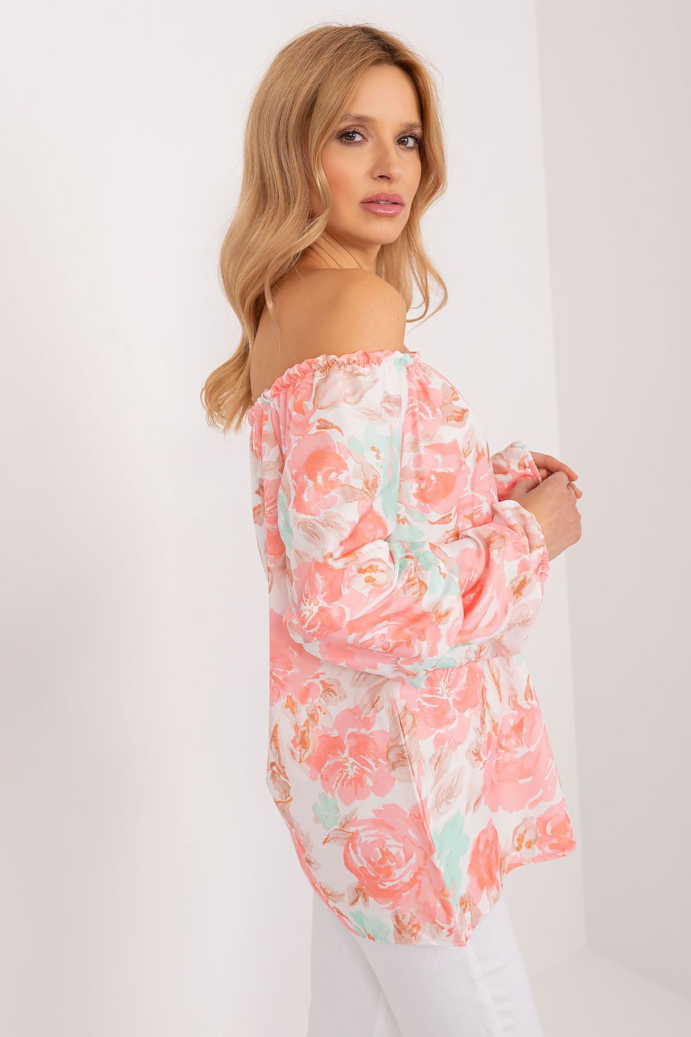   Bluzka Model WN-BZ-8281.22 Brzoskwinia - Rue Paris 