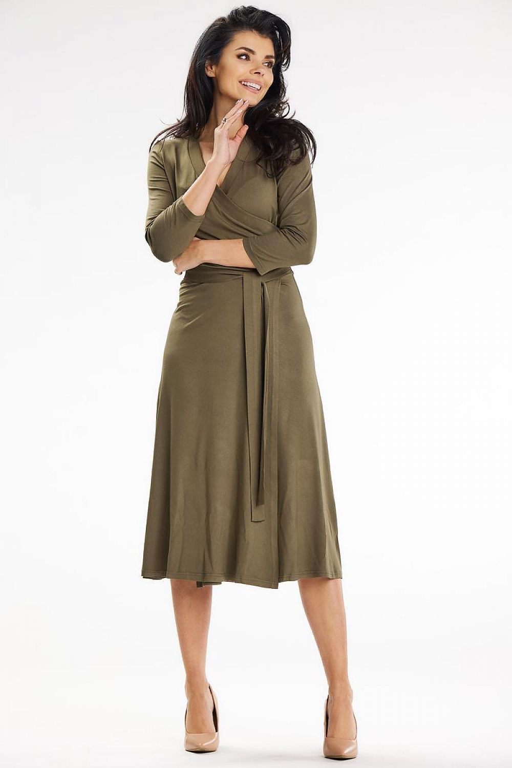  Sukienka Model A653 Khaki - awama 