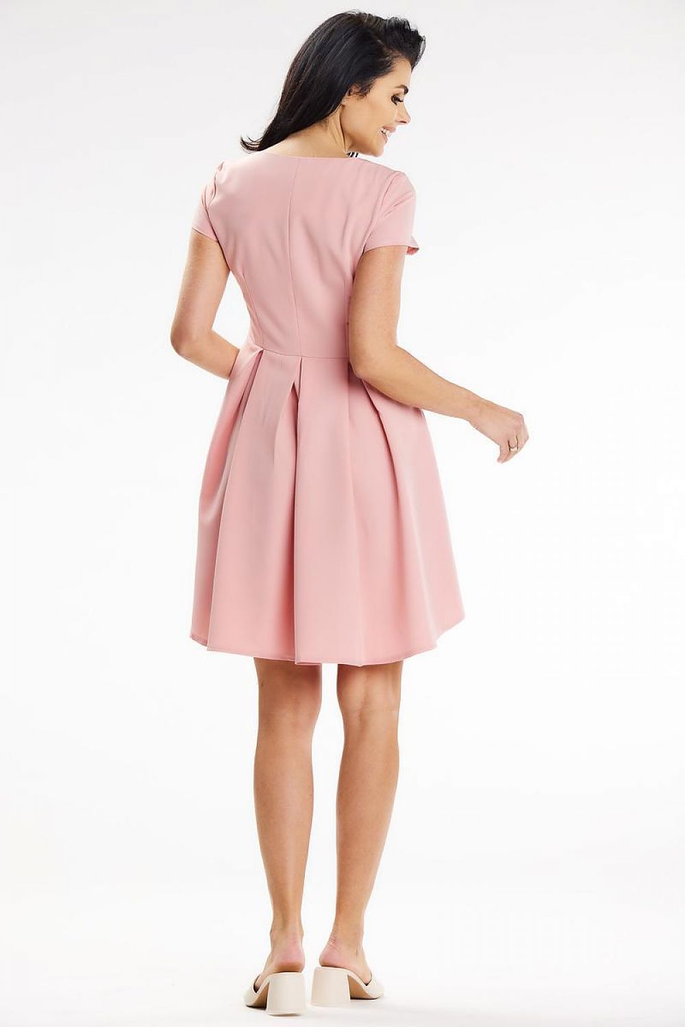  Sukienka Model A645 Powder Pink - awama 
