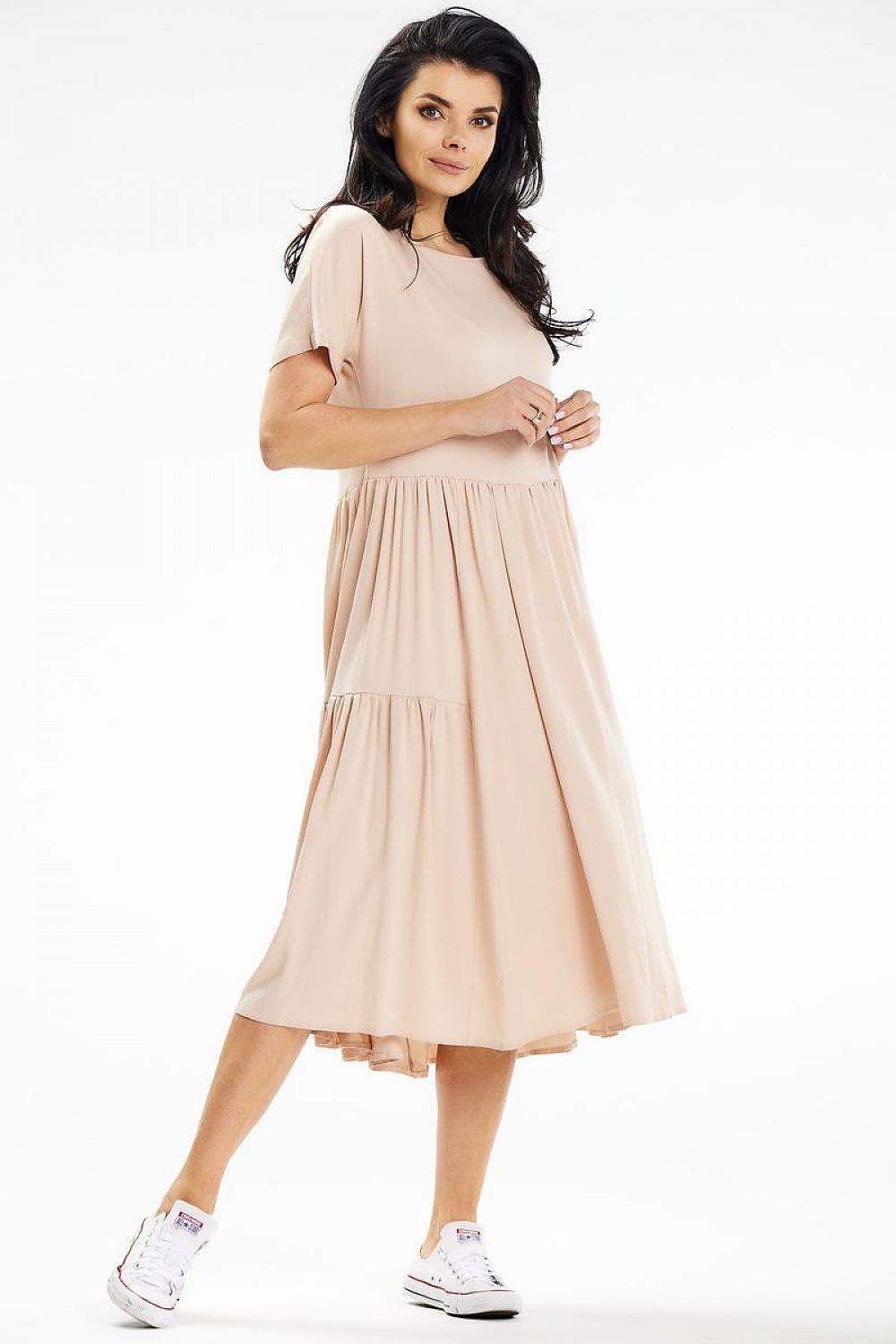  Sukienka Model A639 Beige - awama 