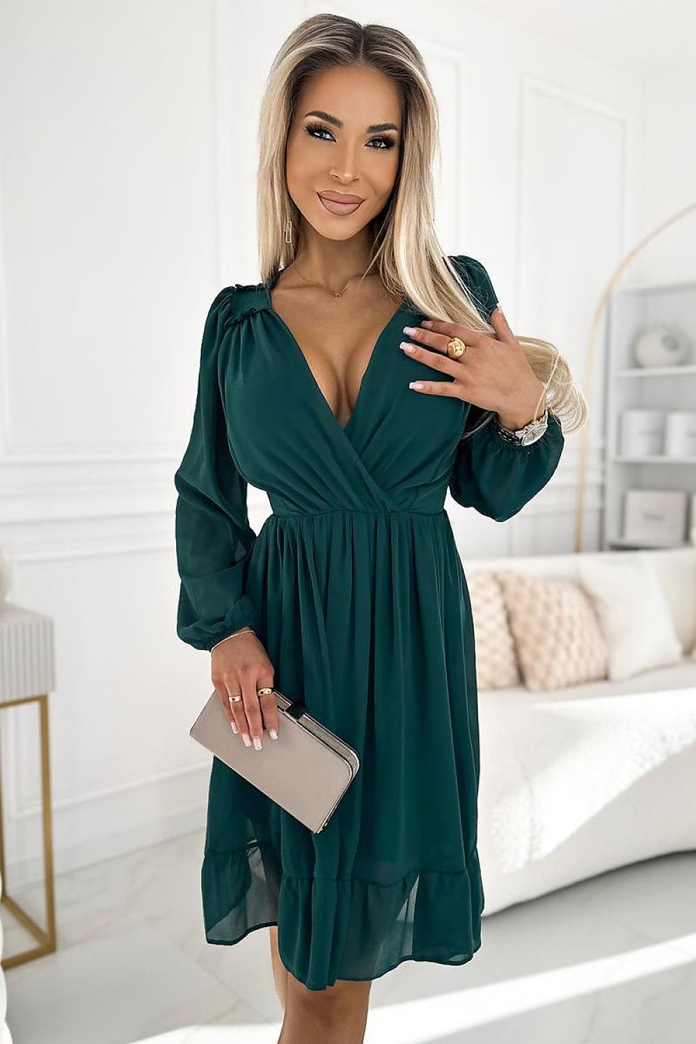   Sukienka Model Mila 538-2 Green - Numoco 
