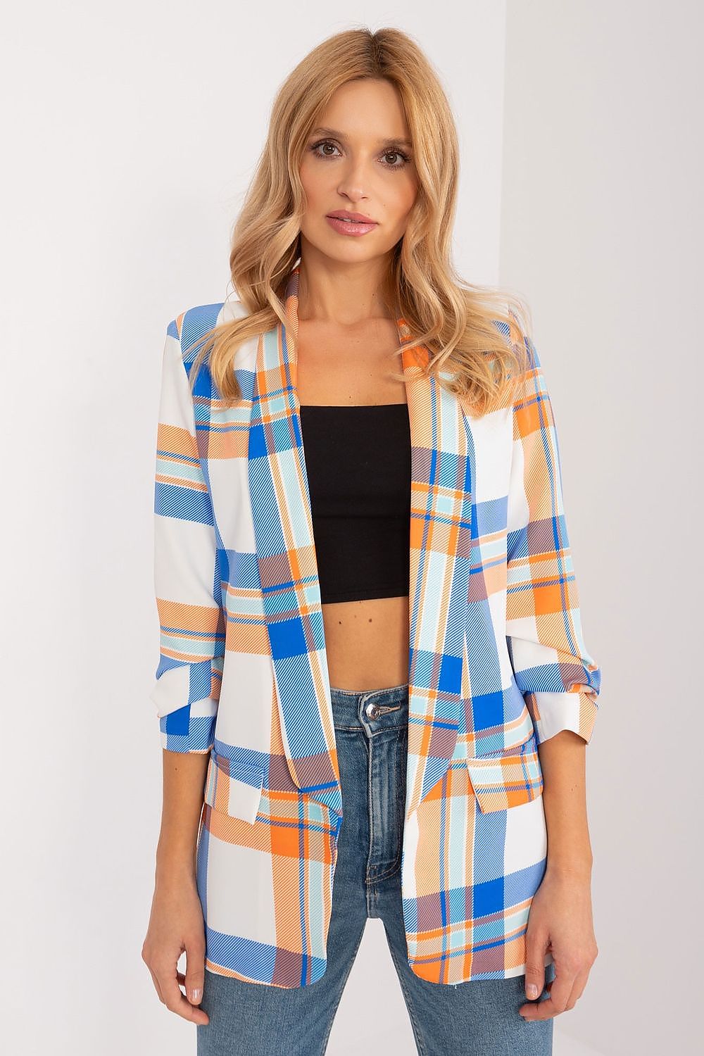   Marynarka Model DHJ-MA-18922.43 Orange - Italy Moda 
