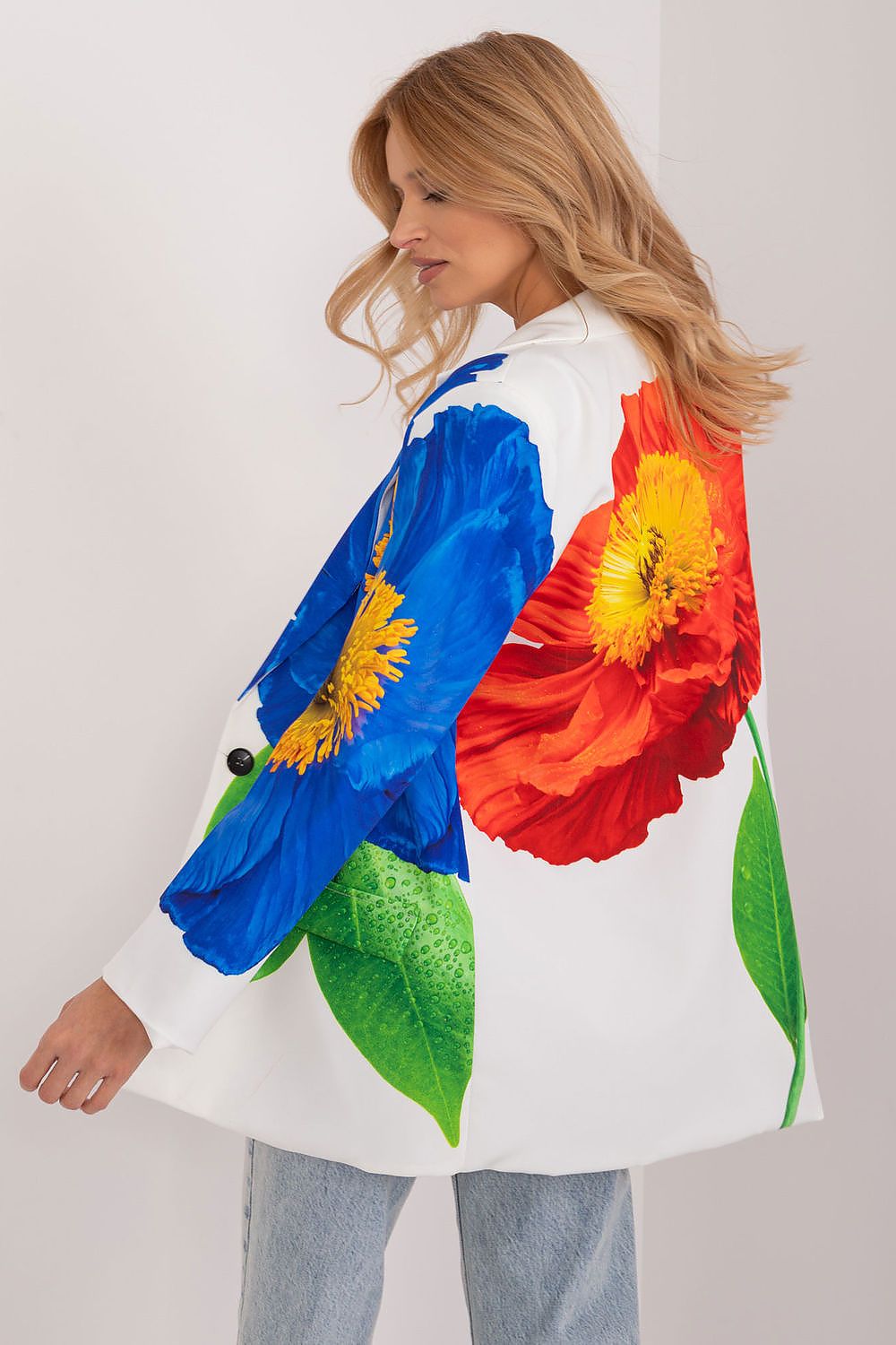   Marynarka Model DHJ-MA-18525-19.12X Ecru - Italy Moda 